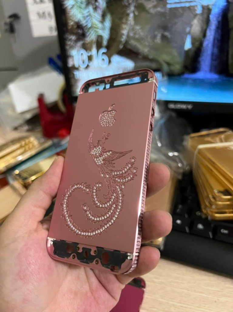 Vỏ Master Phone 5g đính đá nhiều màu cực đẹp full phím