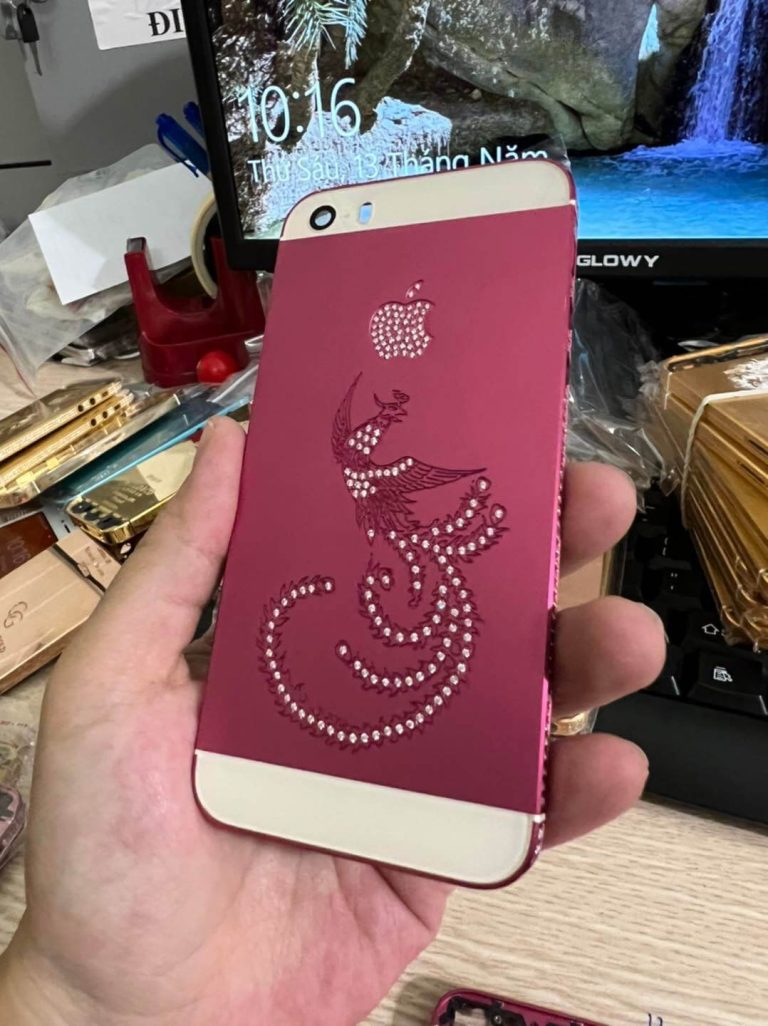 Vỏ Master Phone 5g đính đá nhiều màu cực đẹp full phím
